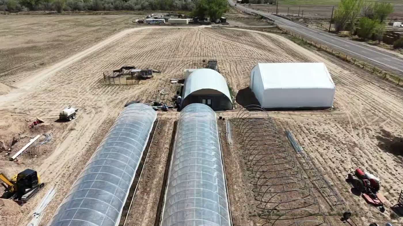 Aerial view of SUS Farms