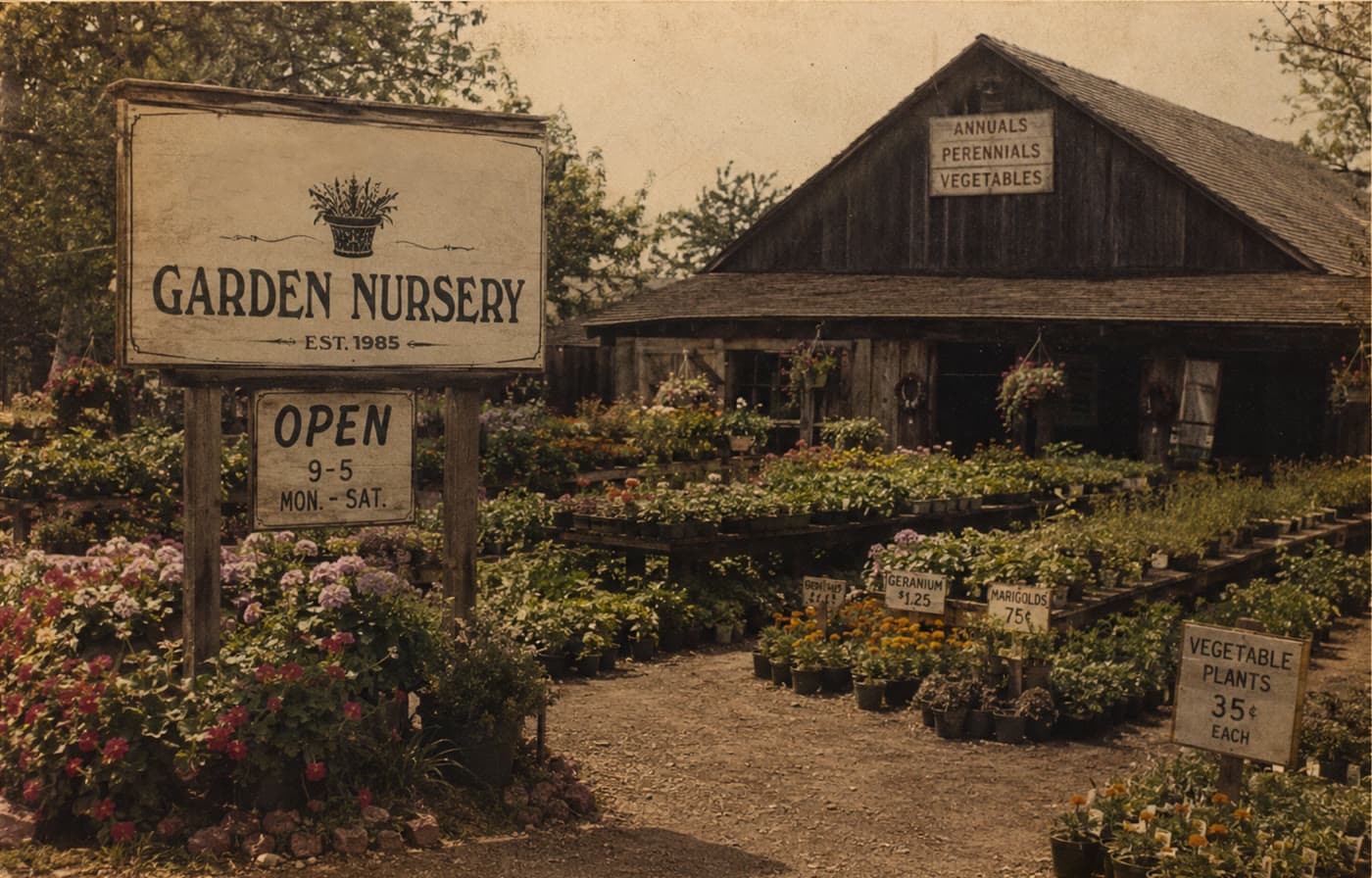The Garden Nursery storefront where it all started